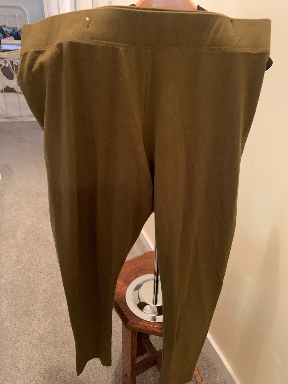 Olive Green Ponte Pants